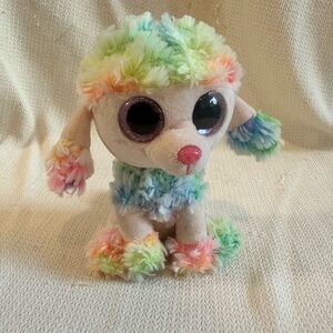 Ty’s “Rainbow” Plush Toy with Multicolor Accents